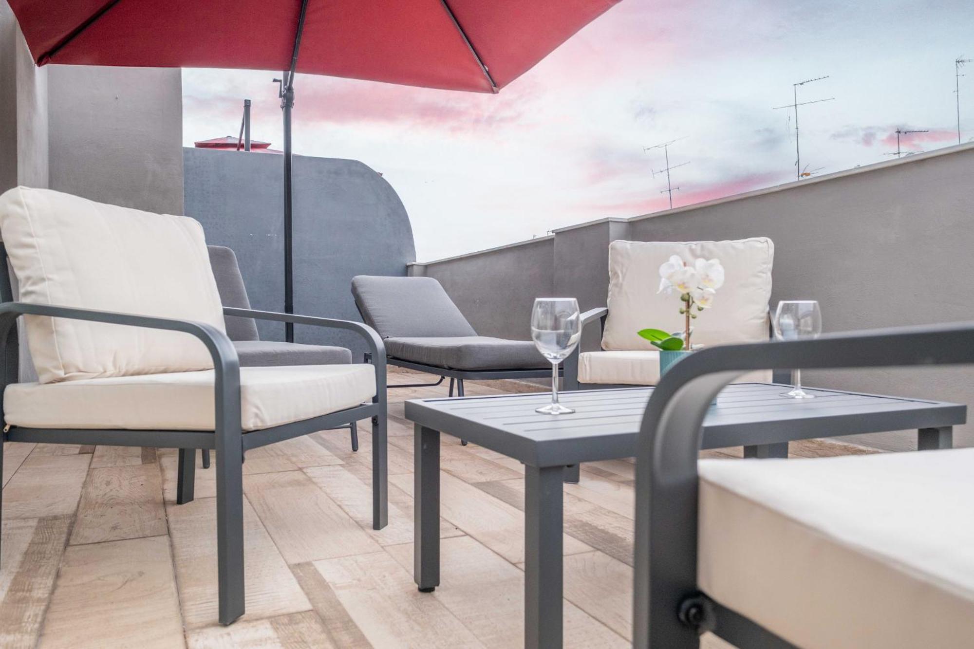 Spacious Penthouse With Private Terrace فالنسيا المظهر الخارجي الصورة
