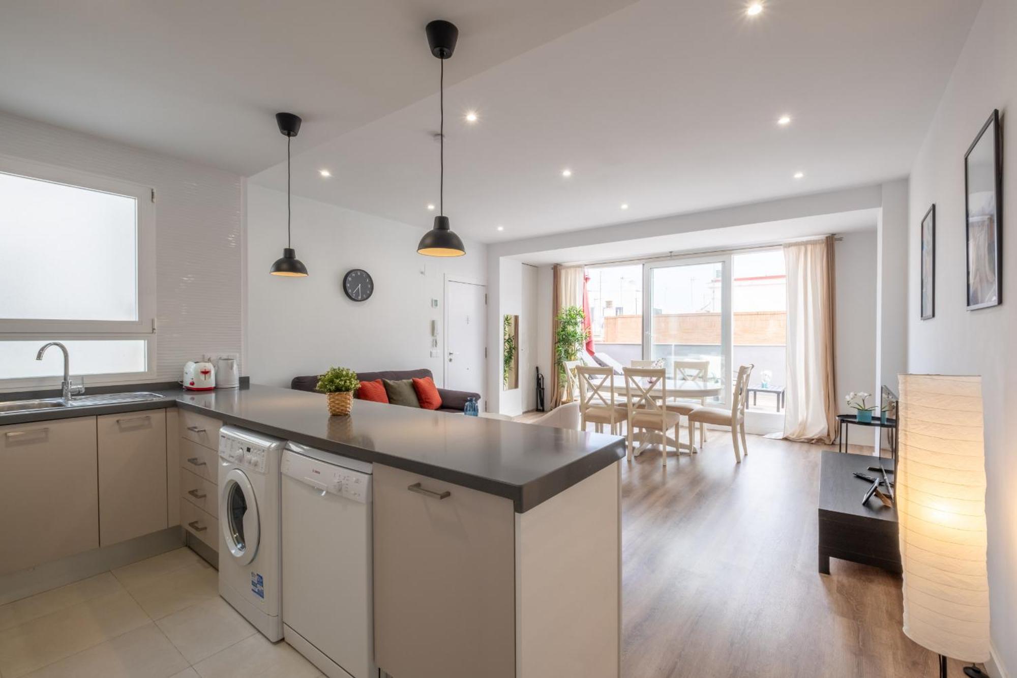 Spacious Penthouse With Private Terrace فالنسيا المظهر الخارجي الصورة